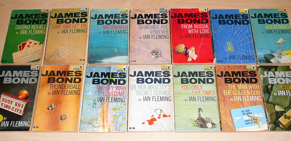 My collection of Bond books